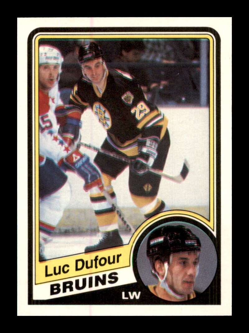 Load image into Gallery viewer, 1984-85 O-Pee-Chee Luc Dufour #3 Boston Bruins NM Near Mint Image 1
