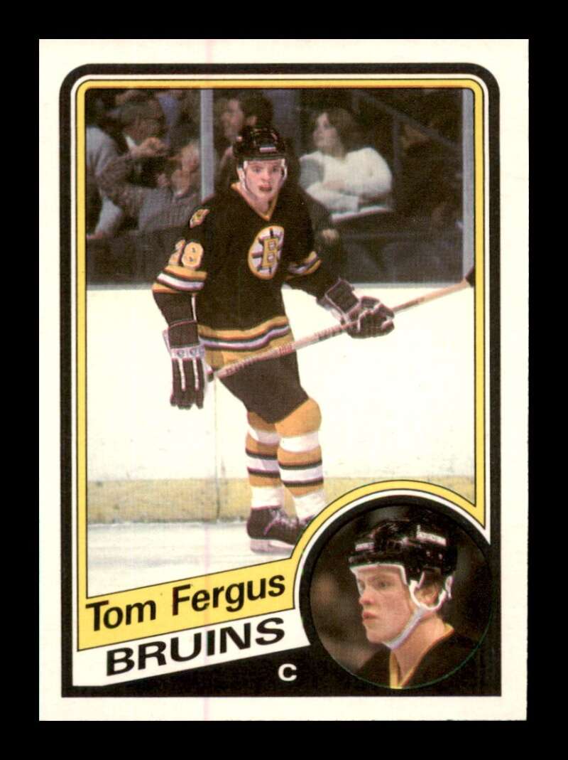 Load image into Gallery viewer, 1984-85 O-Pee-Chee Tom Fergus #4 Boston Bruins NM Near Mint Image 1
