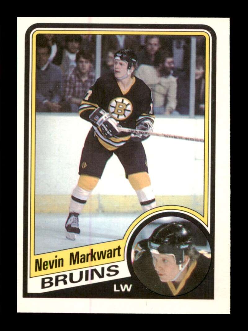 Load image into Gallery viewer, 1984-85 O-Pee-Chee Nevin Markwart #8 Boston Bruins Rookie RC NM Near Mint Image 1
