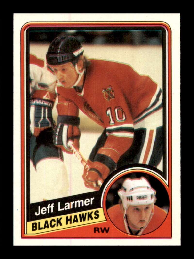 Load image into Gallery viewer, 1984-85 O-Pee-Chee Jeff Larmer #36 Chicago Blackhawks NM Near Mint Image 1
