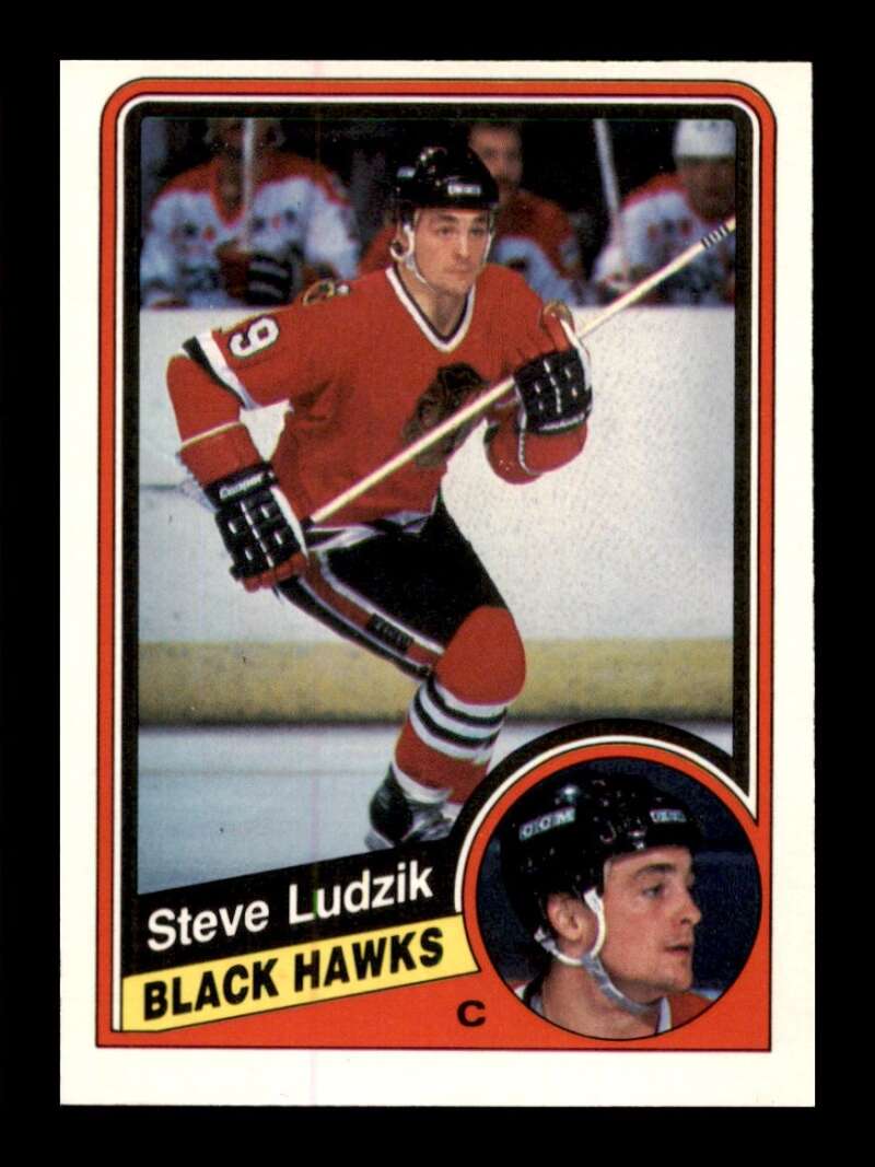 Load image into Gallery viewer, 1984-85 O-Pee-Chee Steve Ludzik #38 Chicago Blackhawks NM Near Mint Image 1
