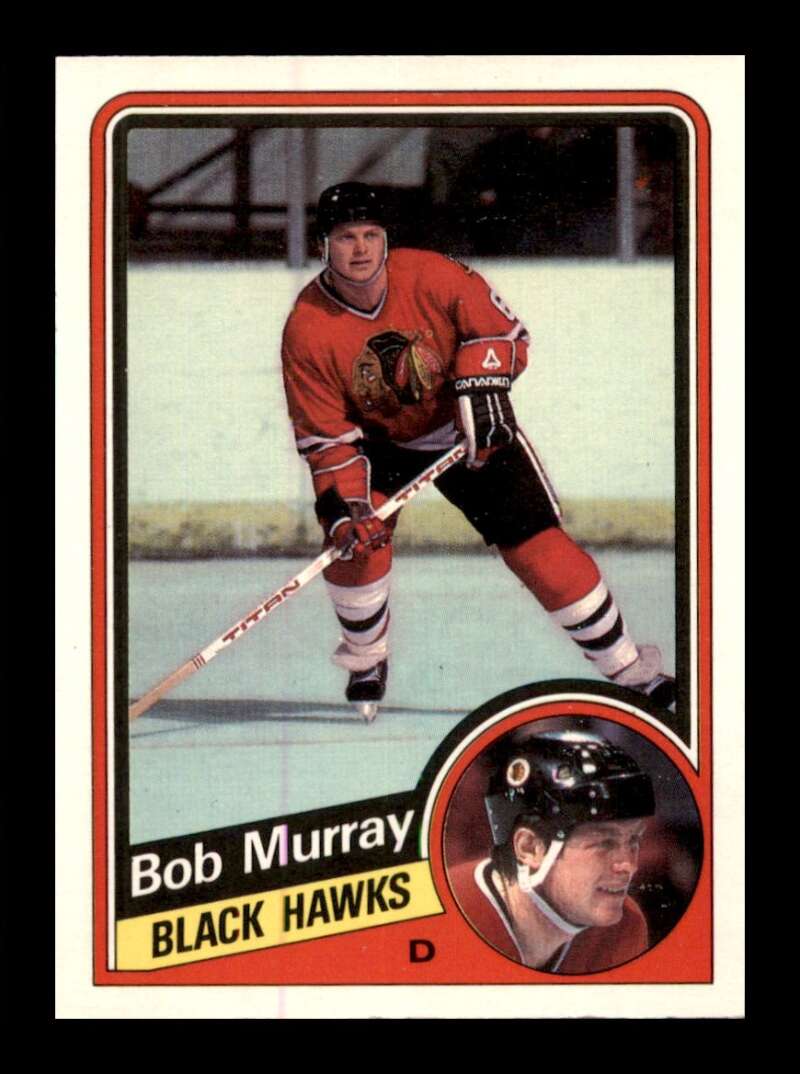 Load image into Gallery viewer, 1984-85 O-Pee-Chee Bob Murray #41 Chicago Blackhawks NM Near Mint Image 1
