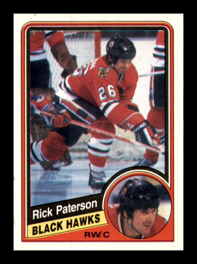 Load image into Gallery viewer, 1984-85 O-Pee-Chee Rick Paterson #44 Chicago Blackhawks NM Near Mint Image 1
