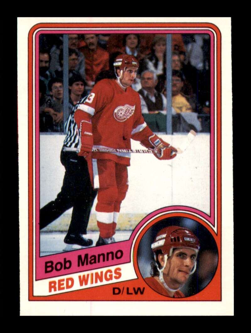 Load image into Gallery viewer, 1984-85 O-Pee-Chee Bob Manno #59 Detroit Red Wings NM Near Mint Image 1
