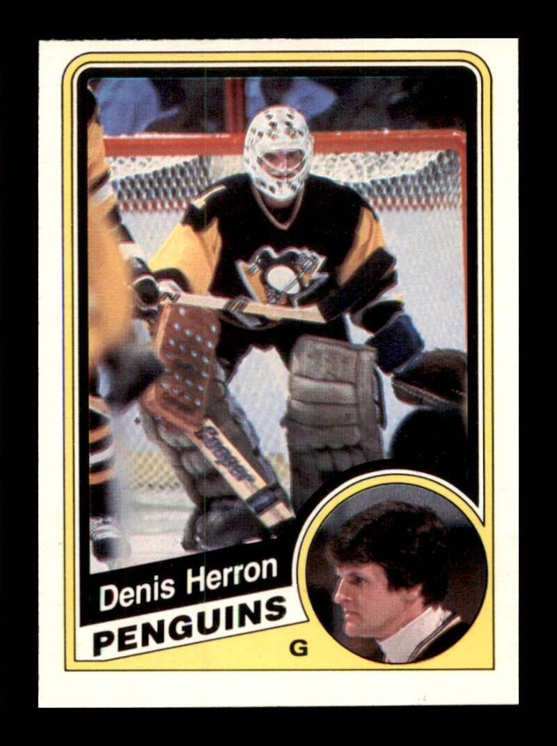 Load image into Gallery viewer, 1984-85 O-Pee-Chee Denis Herron #176 Pittsburgh Penguins NM Near Mint Image 1
