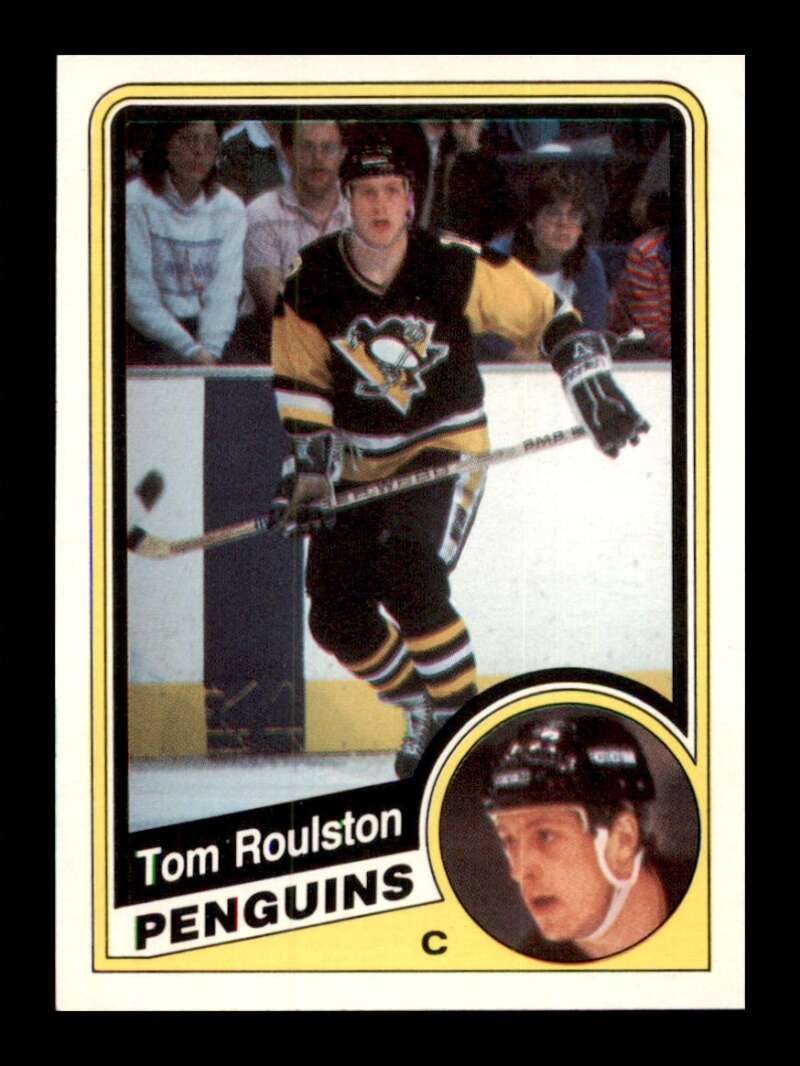 Load image into Gallery viewer, 1984-85 O-Pee-Chee Tom Roulston #179 Pittsburgh Penguins NM Near Mint Image 1
