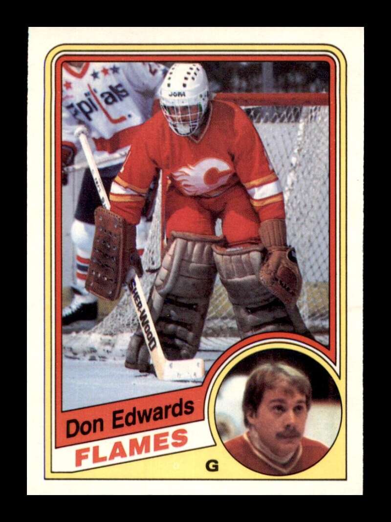 Load image into Gallery viewer, 1984-85 O-Pee-Chee Don Edwards #222 Calgary Flames NM Near Mint Image 1

