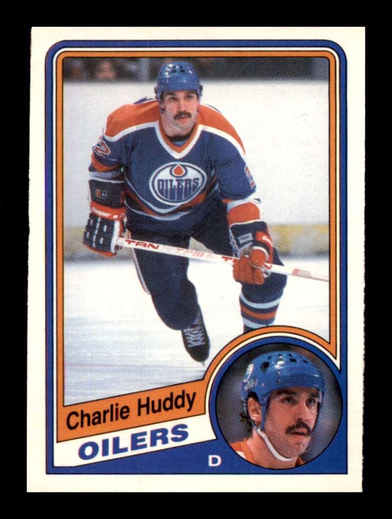 Load image into Gallery viewer, 1984-85 O-Pee-Chee Charlie Huddy #244 Edmonton Oilers NM Near Mint Image 1
