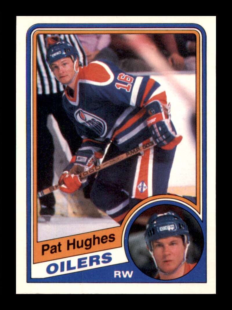 Load image into Gallery viewer, 1984-85 O-Pee-Chee Pat Hughes #245 Edmonton Oilers NM Near Mint Image 1
