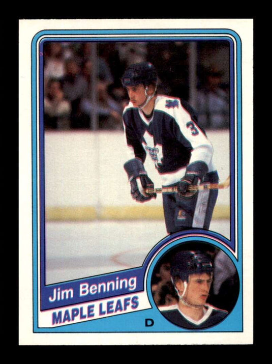 1984-85 O-Pee-Chee Jim Benning 