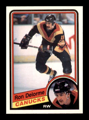 1984-85 O-Pee-Chee Ron Delorme 