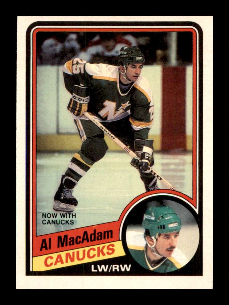 Load image into Gallery viewer, 1984-85 O-Pee-Chee Al MacAdam #324 Vancouver Canucks NM Near Mint Image 1
