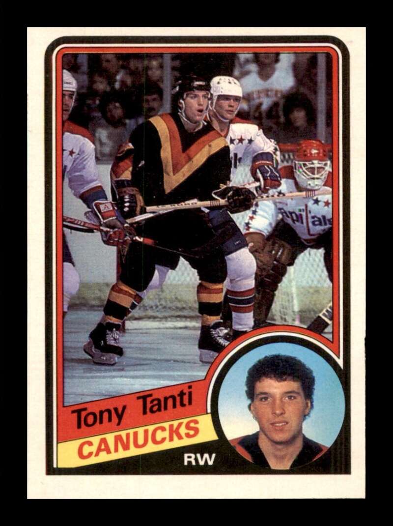 Load image into Gallery viewer, 1984-85 O-Pee-Chee Tony Tanti #332 Vancouver Canucks NM Near Mint Image 1
