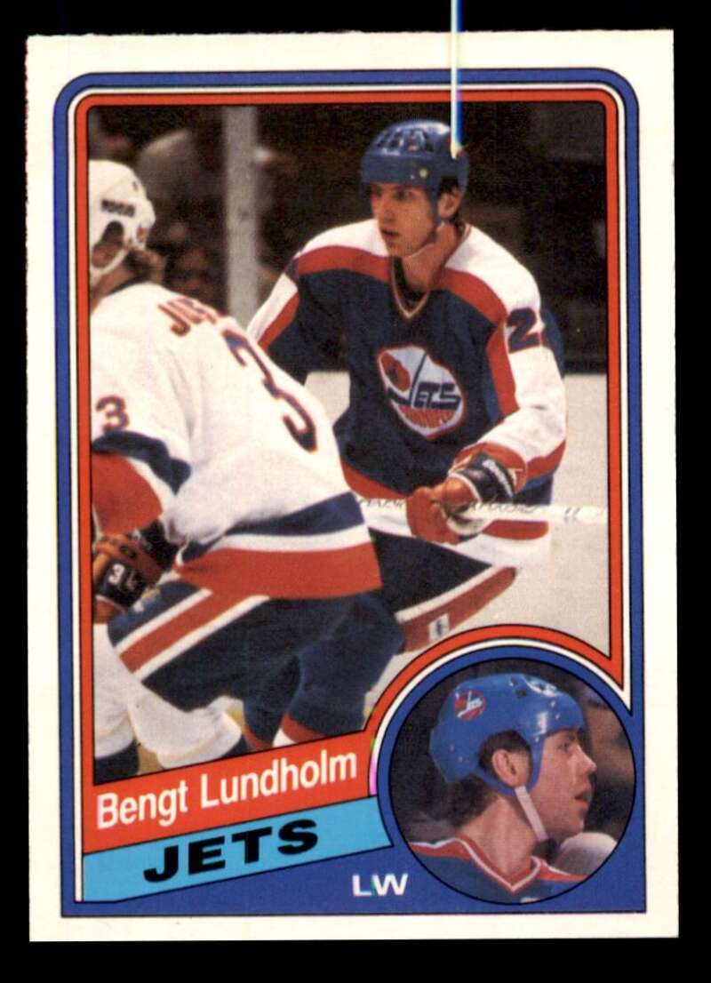 Load image into Gallery viewer, 1984-85 O-Pee-Chee Bengt Lundholm #341 Winnipeg Jets NM Near Mint Image 1
