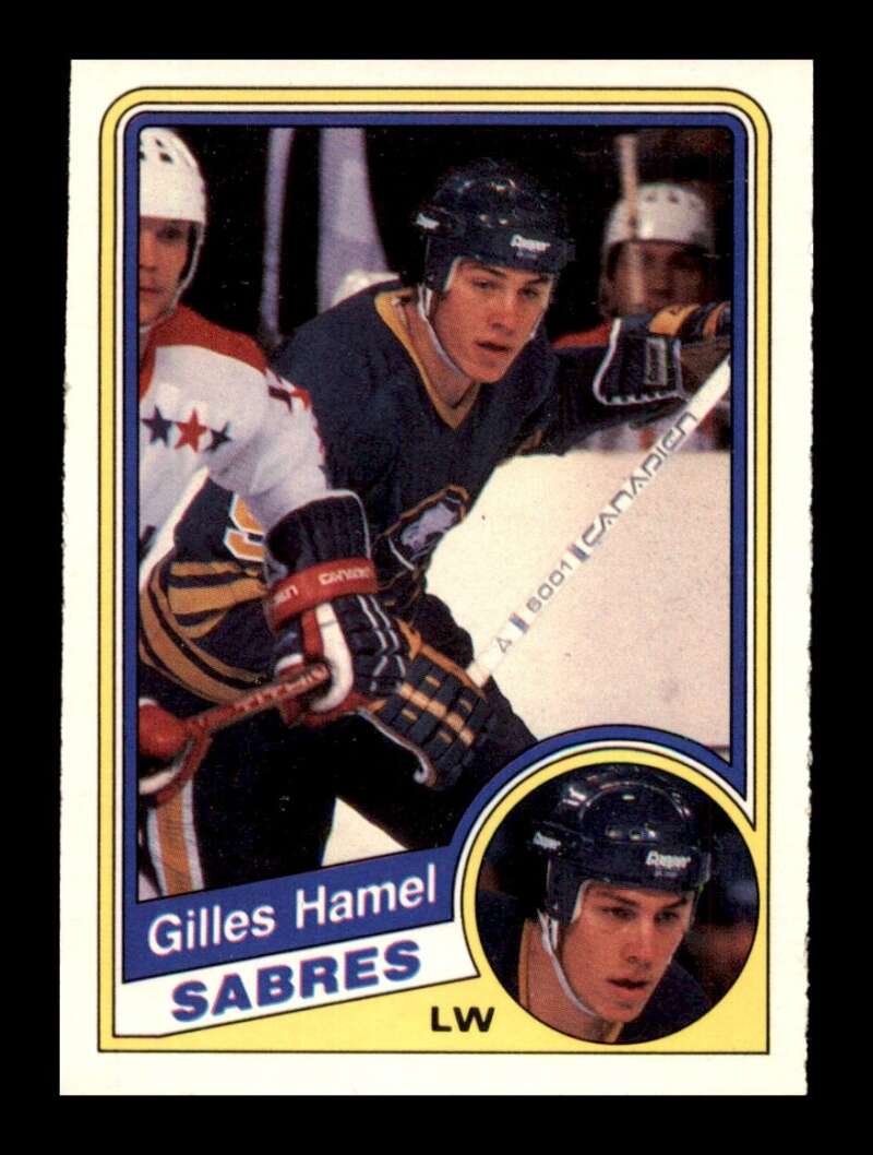 Load image into Gallery viewer, 1984-85 O-Pee-Chee Gilles Hamel #22 Buffalo Sabres Rookie RC NM Near Mint Image 1
