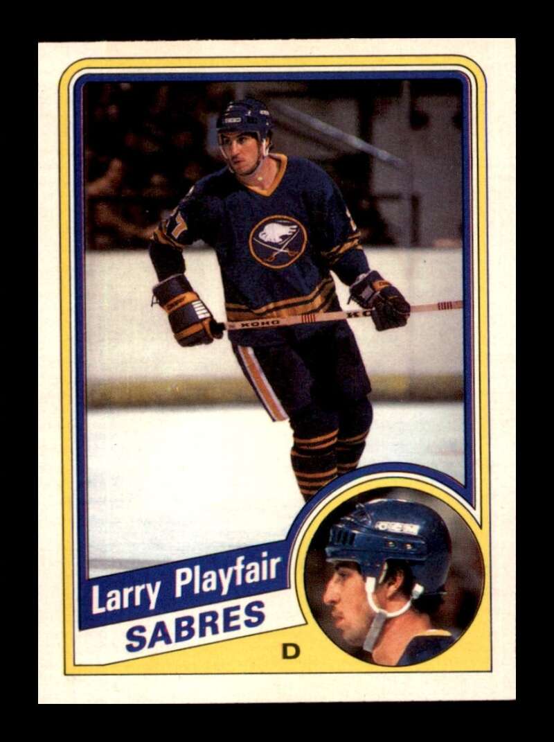 Load image into Gallery viewer, 1984-85 O-Pee-Chee Larry Playfair #26 Buffalo Sabres NM Near Mint Image 1
