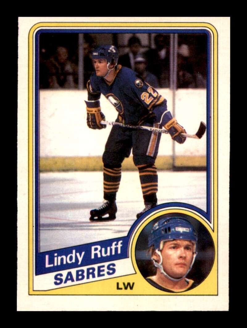Load image into Gallery viewer, 1984-85 O-Pee-Chee Lindy Ruff #29 Buffalo Sabres NM Near Mint Image 1
