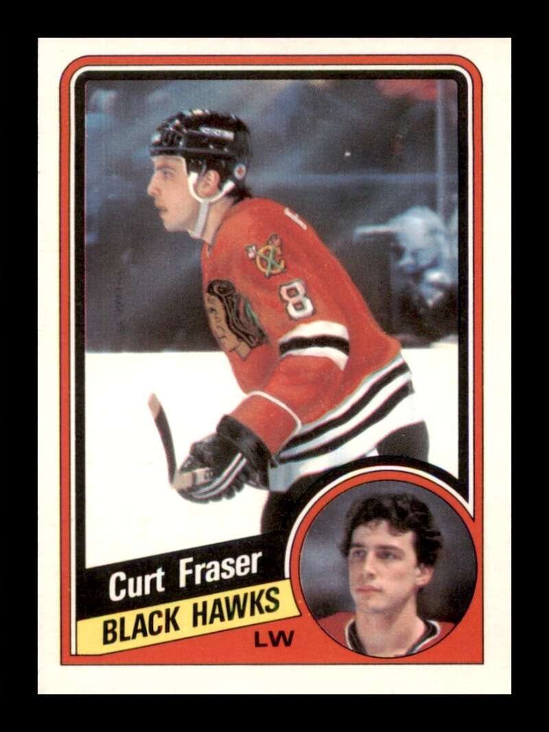 Load image into Gallery viewer, 1984-85 O-Pee-Chee Curt Fraser #34 Chicago Blackhawks NM Near Mint Image 1
