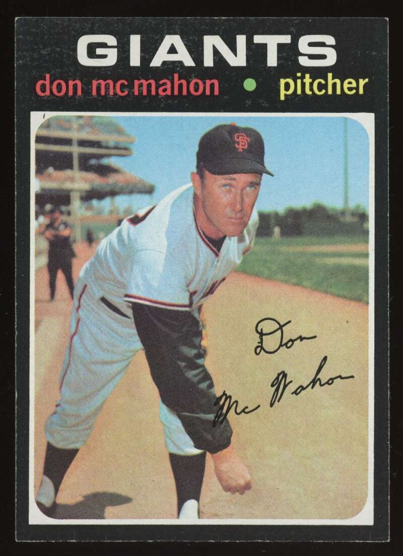 Load image into Gallery viewer, 1971 Topps Don McMahon #354 San Francisco Giants VG-VGEX Wrinkle Image 1
