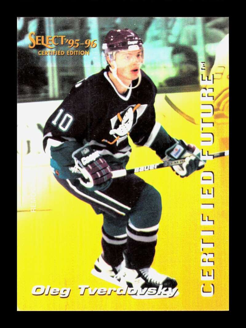 Load image into Gallery viewer, 1995-96 Select Certified Future Oleg Tverdovsky #9 Anaheim Ducks  Image 1
