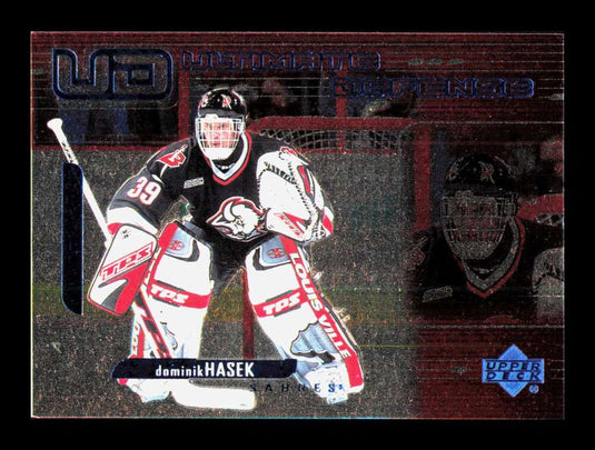 1999-00 Upper Deck Ultimate Defense Dominik Hasek