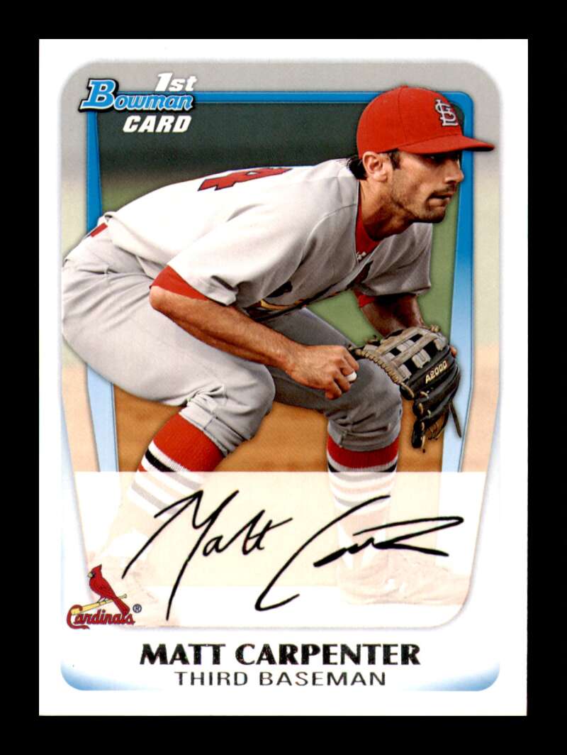 Load image into Gallery viewer, 2011 Bowman Prospects Matt Carpenter #BP66 St. Louis Cardinals Rookie RC Image 1
