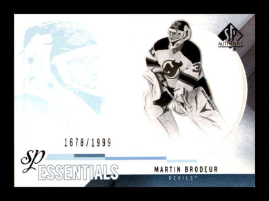 2010-11 Upper Deck SP Authentic Essentials Martin Brodeur 