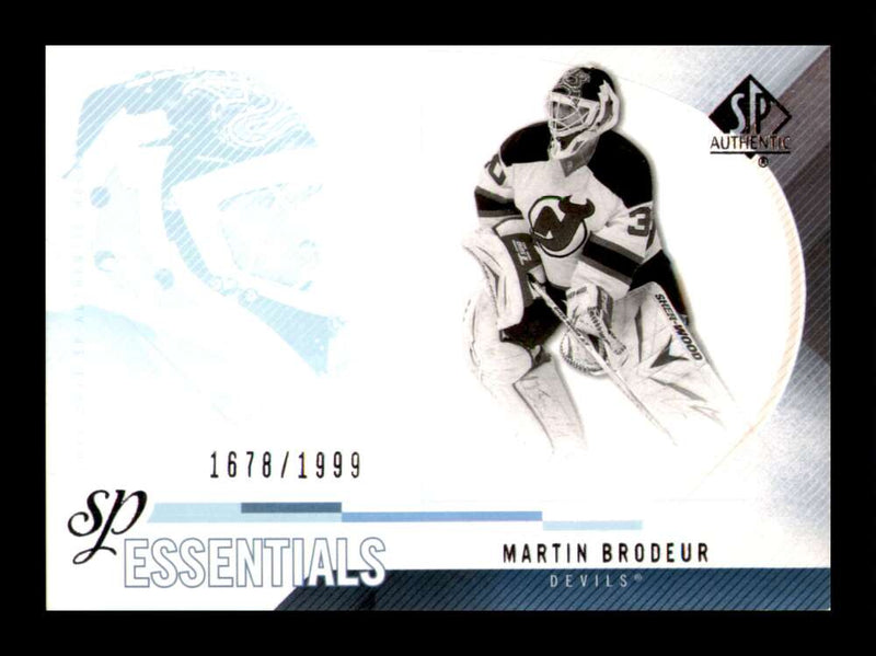 Load image into Gallery viewer, 2010-11 Upper Deck SP Authentic Essentials Martin Brodeur #174 New Jersey Devils /1999 Image 1
