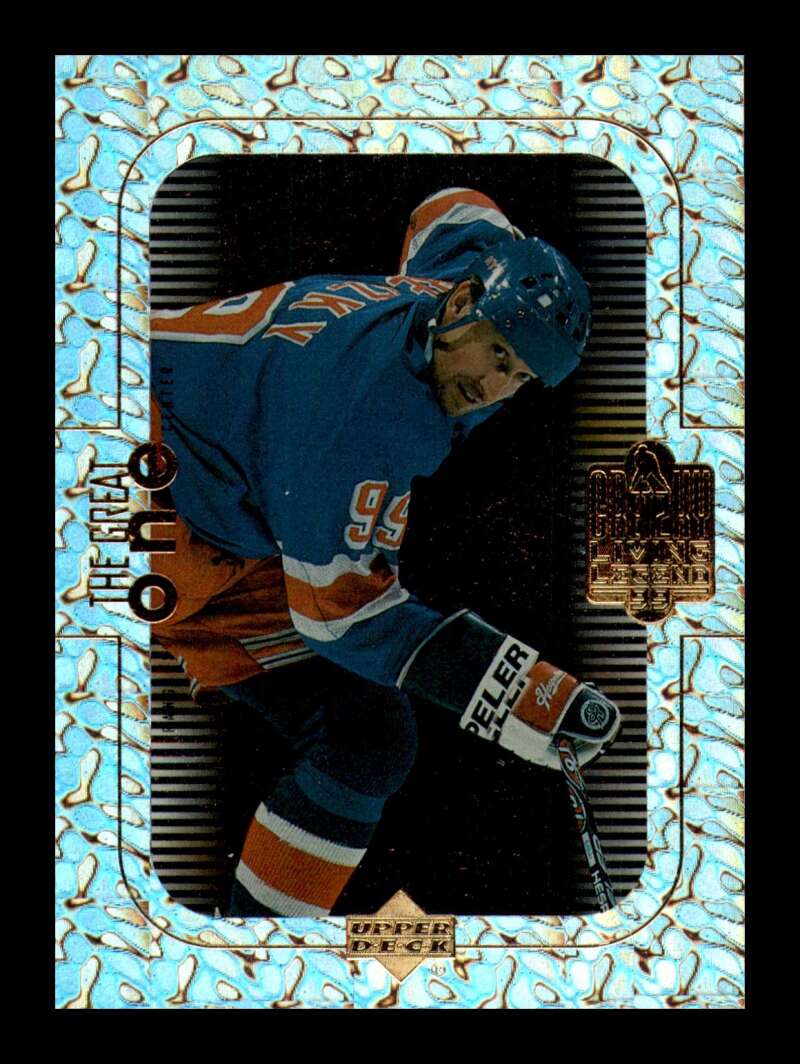 Load image into Gallery viewer, 1998-99 Upper Deck Living Legend The Great One Wayne Gretzky #GO3 New York Rangers Image 1
