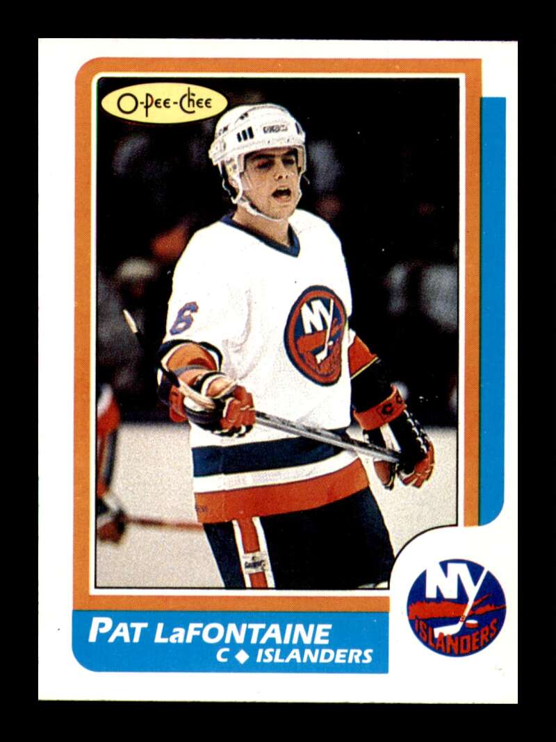 Load image into Gallery viewer, 1986-87 O-Pee-Chee Pat LaFontaine #2 New York Islanders NM Near Mint Image 1
