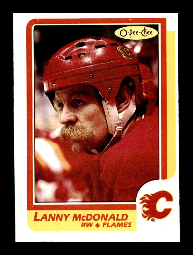 Load image into Gallery viewer, 1986-87 O-Pee-Chee Lanny McDonald #8 Calgary Flames NM Near Mint Image 1
