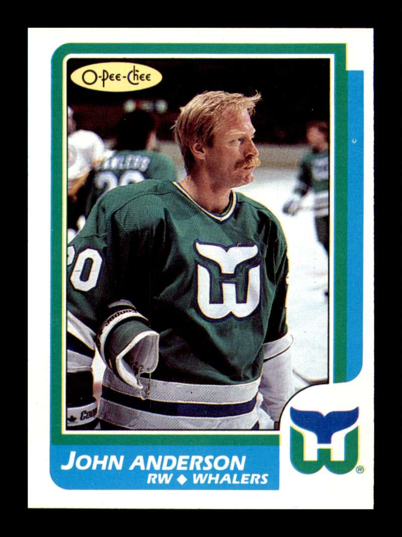 Load image into Gallery viewer, 1986-87 O-Pee-Chee John Anderson #13 Hartford Whalers NM Near Mint Image 1
