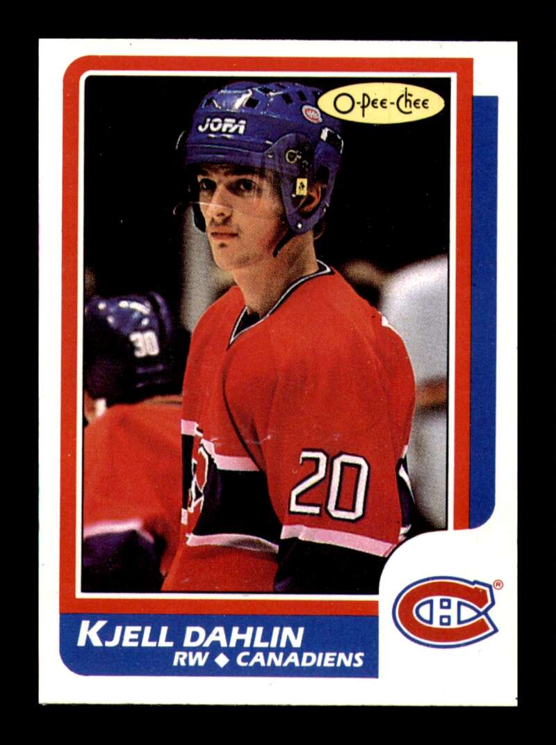 Load image into Gallery viewer, 1986-87 O-Pee-Chee Kjell Dahlin #15 Montreal Canadiens Rookie RC NM Near Mint Image 1
