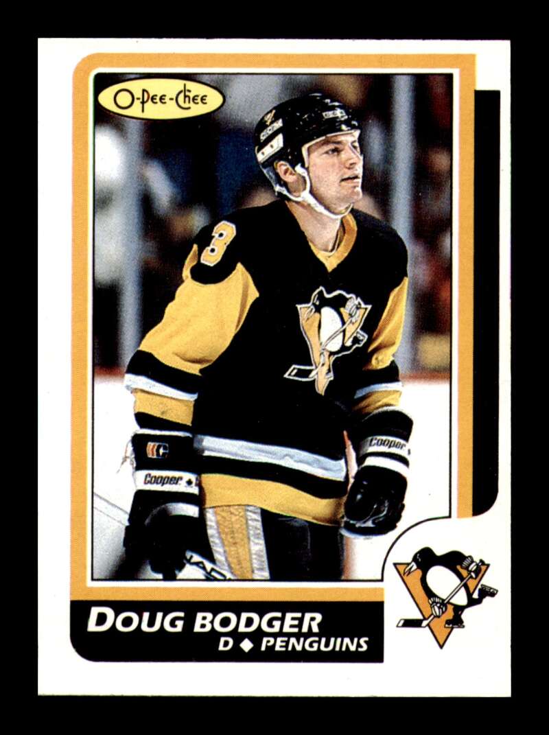 Load image into Gallery viewer, 1986-87 O-Pee-Chee Doug Bodger #24 Pittsburgh Penguins NM Near Mint Image 1
