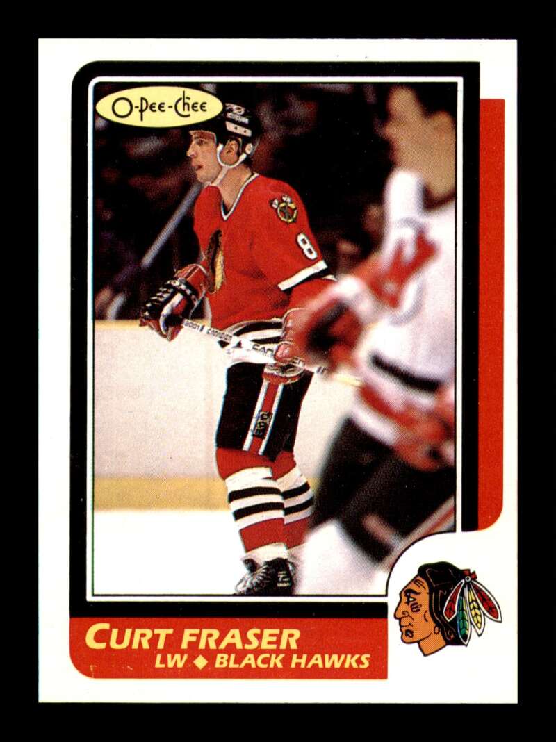 Load image into Gallery viewer, 1986-87 O-Pee-Chee Curt Fraser #31 Chicago Blackhawks NM Near Mint Image 1
