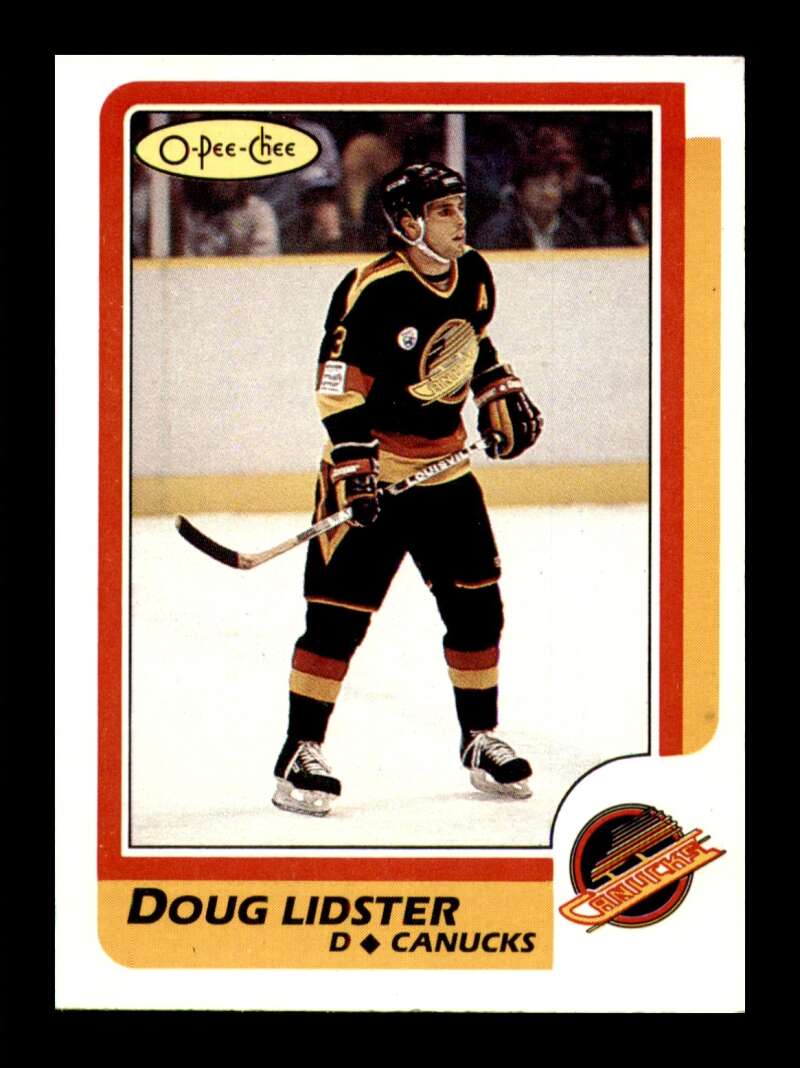 Load image into Gallery viewer, 1986-87 O-Pee-Chee Doug Lidster #32 Vancouver Canucks NM Near Mint Image 1
