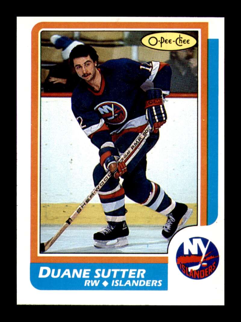 Load image into Gallery viewer, 1986-87 O-Pee-Chee Duane Sutter #39 New York Islanders NM Near Mint Image 1
