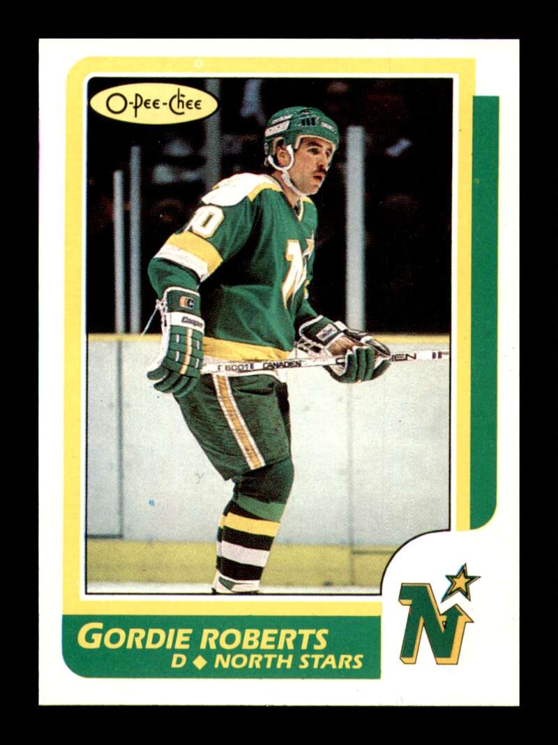 Load image into Gallery viewer, 1986-87 O-Pee-Chee Gordie Roberts #42 Minnesota North Stars NM Near Mint Image 1
