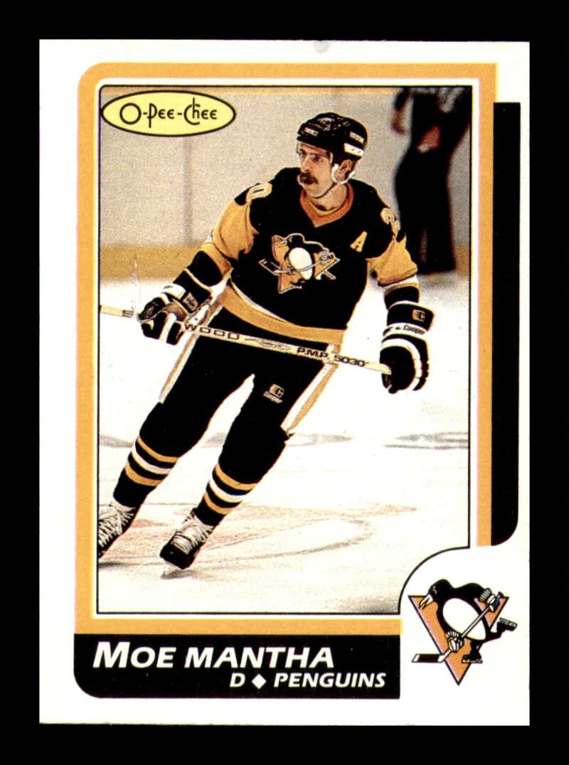 Load image into Gallery viewer, 1986-87 O-Pee-Chee Moe Mantha #45 Pittsburgh Penguins EX-EXMINT Image 1
