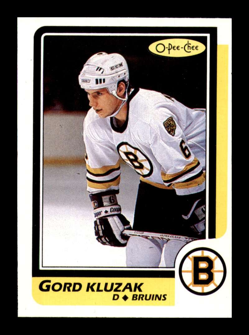 Load image into Gallery viewer, 1986-87 O-Pee-Chee Gord Kluzak #54 Boston Bruins NM Near Mint Image 1
