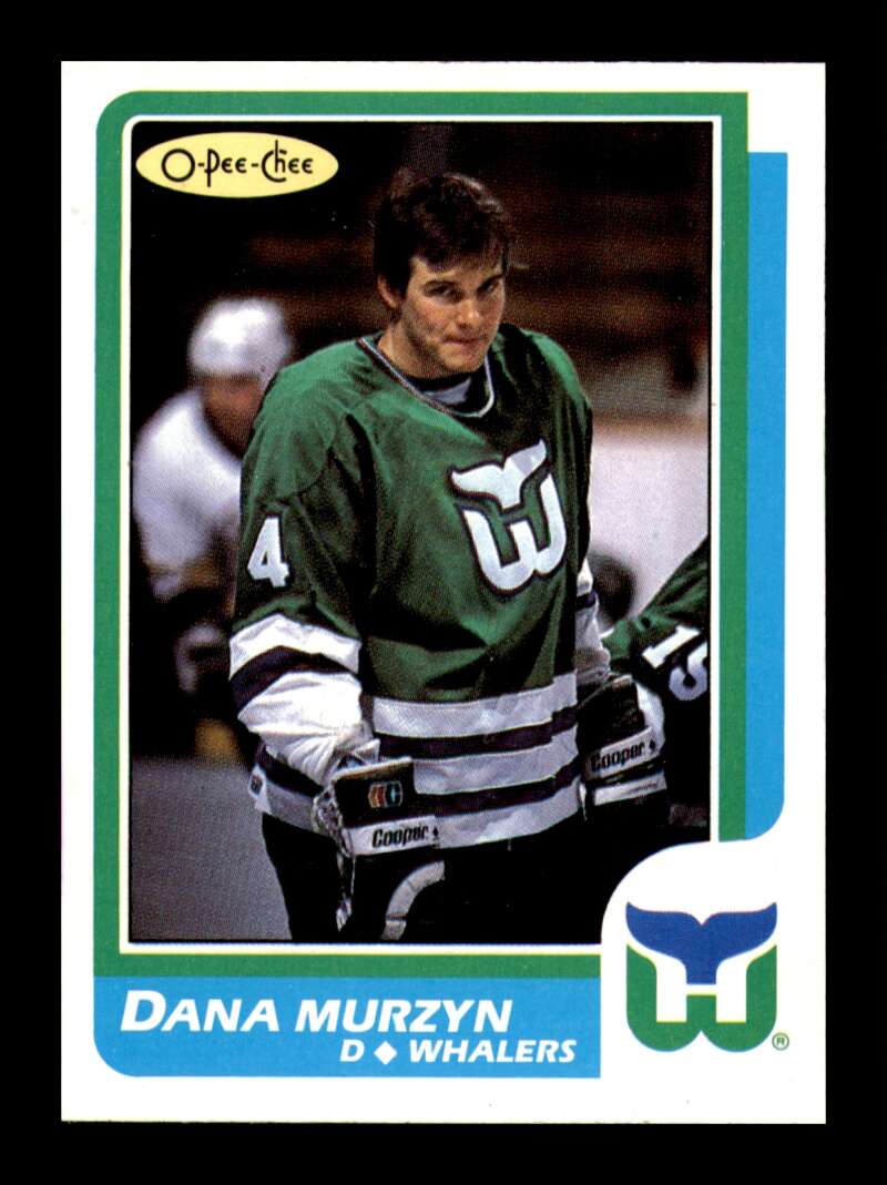 Load image into Gallery viewer, 1986-87 O-Pee-Chee Dana Murzyn #58 Hartford Whalers Rookie RC NM Near Mint Image 1
