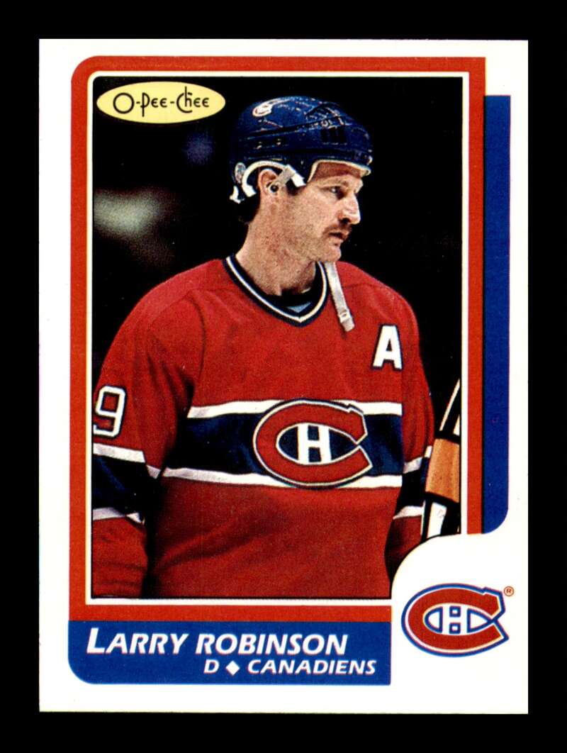 Load image into Gallery viewer, 1986-87 O-Pee-Chee Larry Robinson #62 Montreal Canadiens NM Near Mint Image 1
