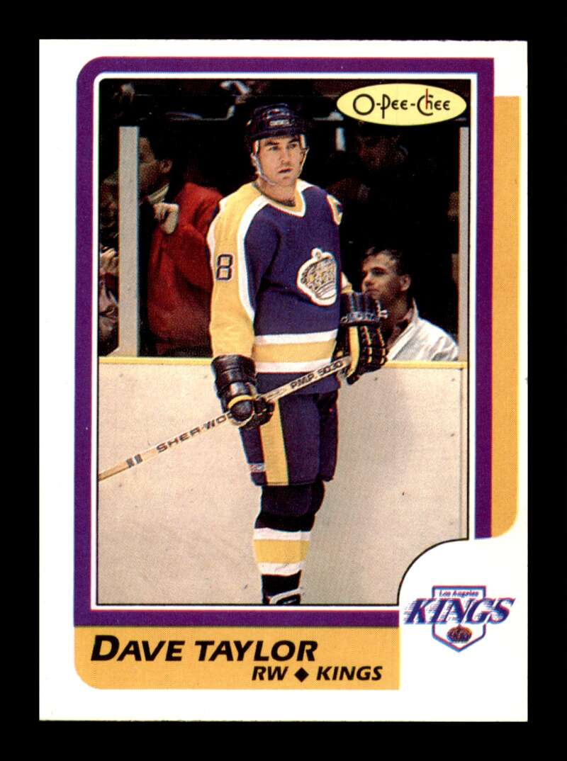 Load image into Gallery viewer, 1986-87 O-Pee-Chee Dave Taylor #63 Los Angeles Kings NM Near Mint Image 1
