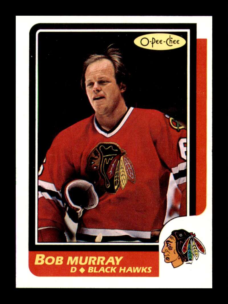 Load image into Gallery viewer, 1986-87 O-Pee-Chee Bob Murray #64 Chicago Blackhawks NM Near Mint Image 1
