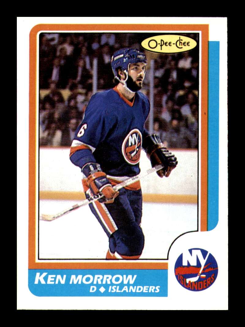 Load image into Gallery viewer, 1986-87 O-Pee-Chee Ken Morrow #65 New York Islanders NM Near Mint Image 1
