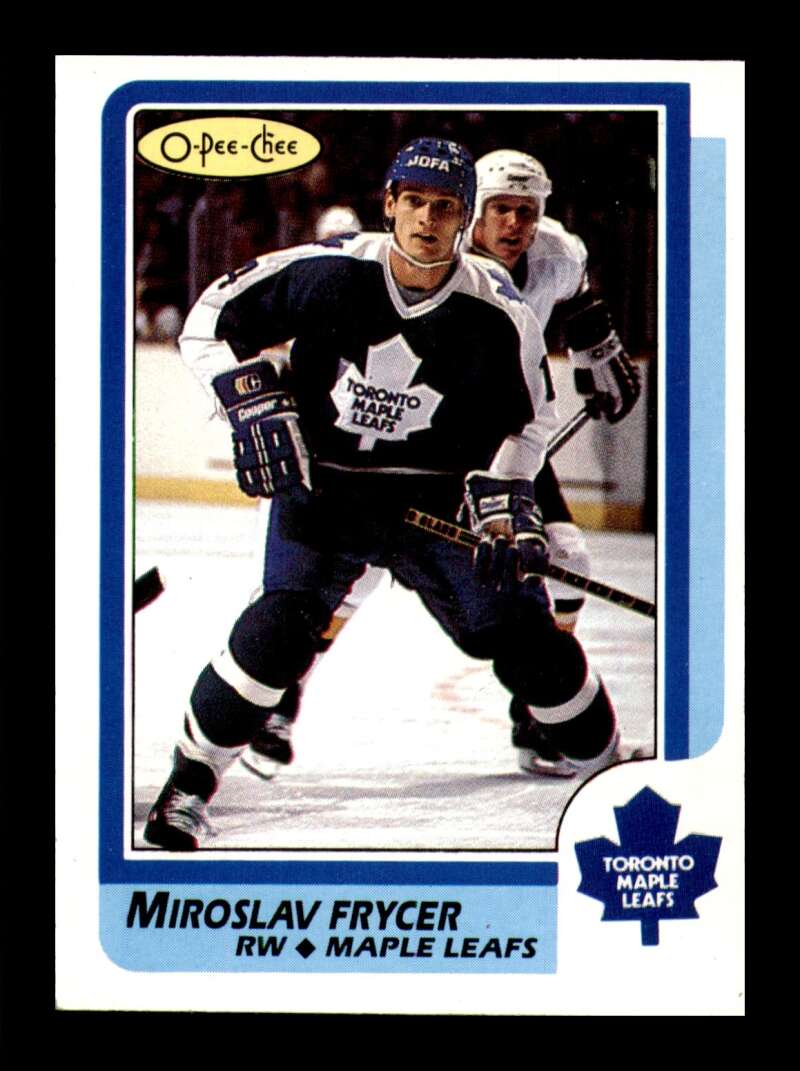 Load image into Gallery viewer, 1986-87 O-Pee-Chee Miroslav Frycer #68 Toronto Maple Leafs NM Near Mint Image 1
