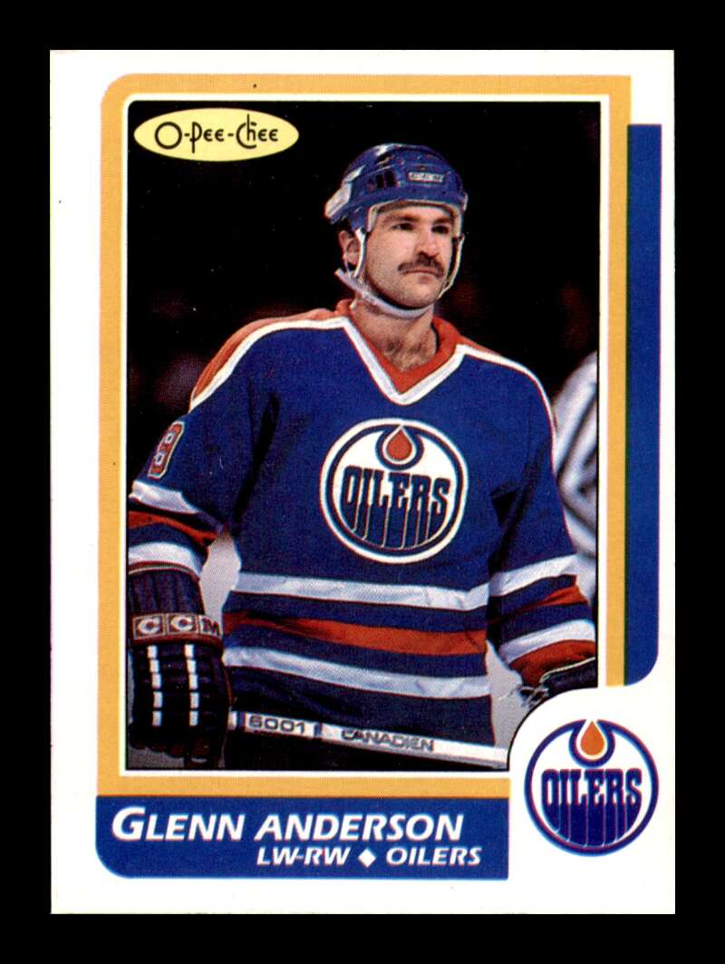 Load image into Gallery viewer, 1986-87 O-Pee-Chee Glenn Anderson #80 Edmonton Oilers NM Near Mint Image 1
