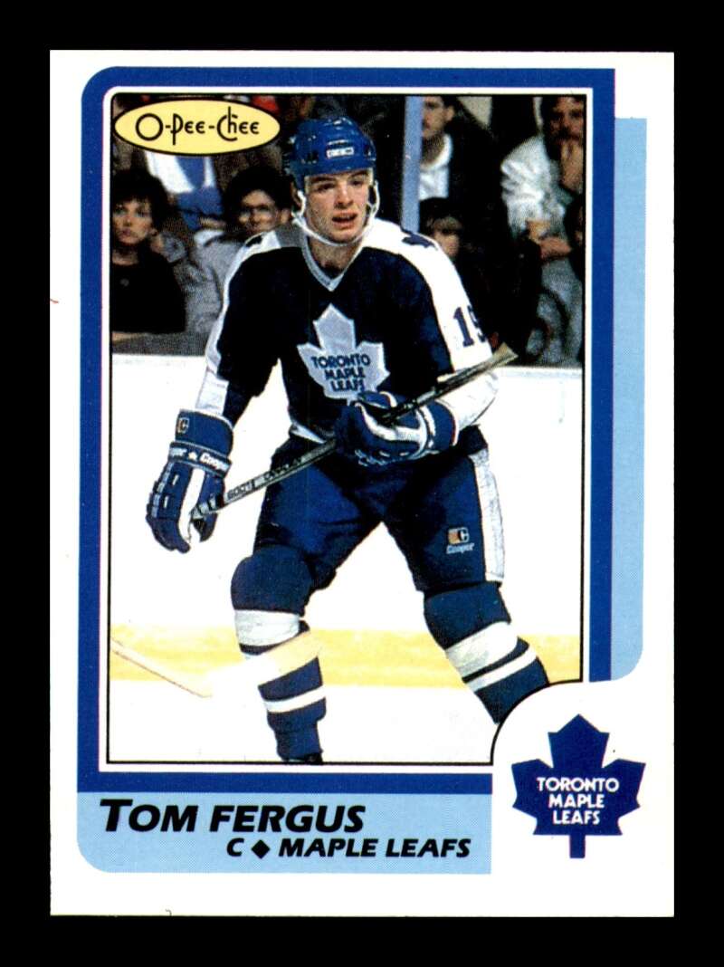 Load image into Gallery viewer, 1986-87 O-Pee-Chee Tom Fergus #84 Toronto Maple Leafs NM Near Mint Image 1
