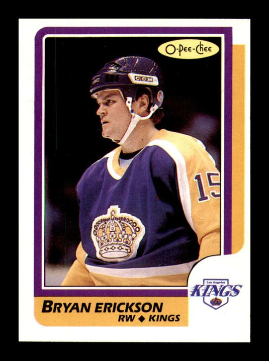 1986-87 O-Pee-Chee Bryan Erickson 