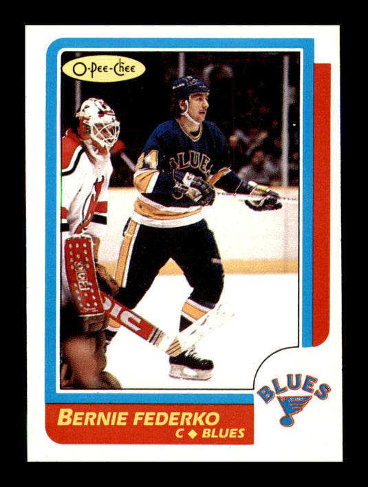 1986-87 O-Pee-Chee Bernie Federko 